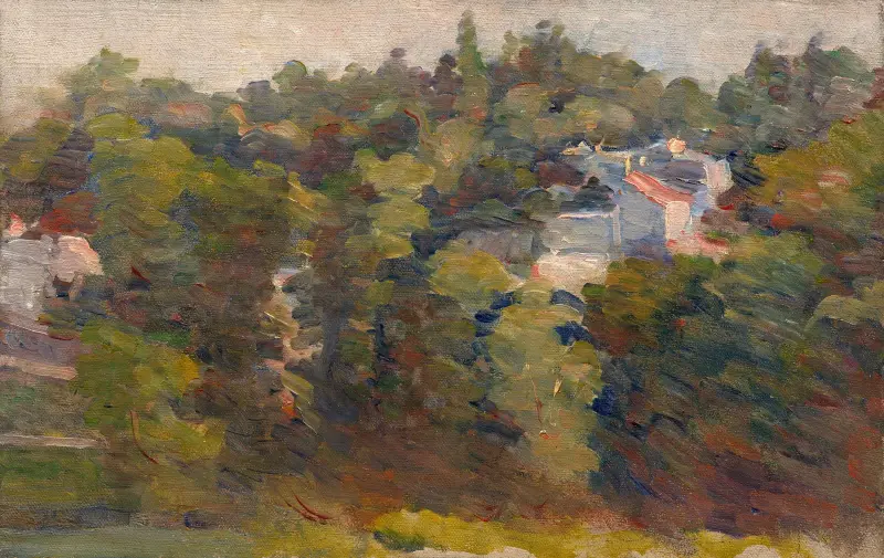 Liten vy över Sèvres av Marie Bracquemond