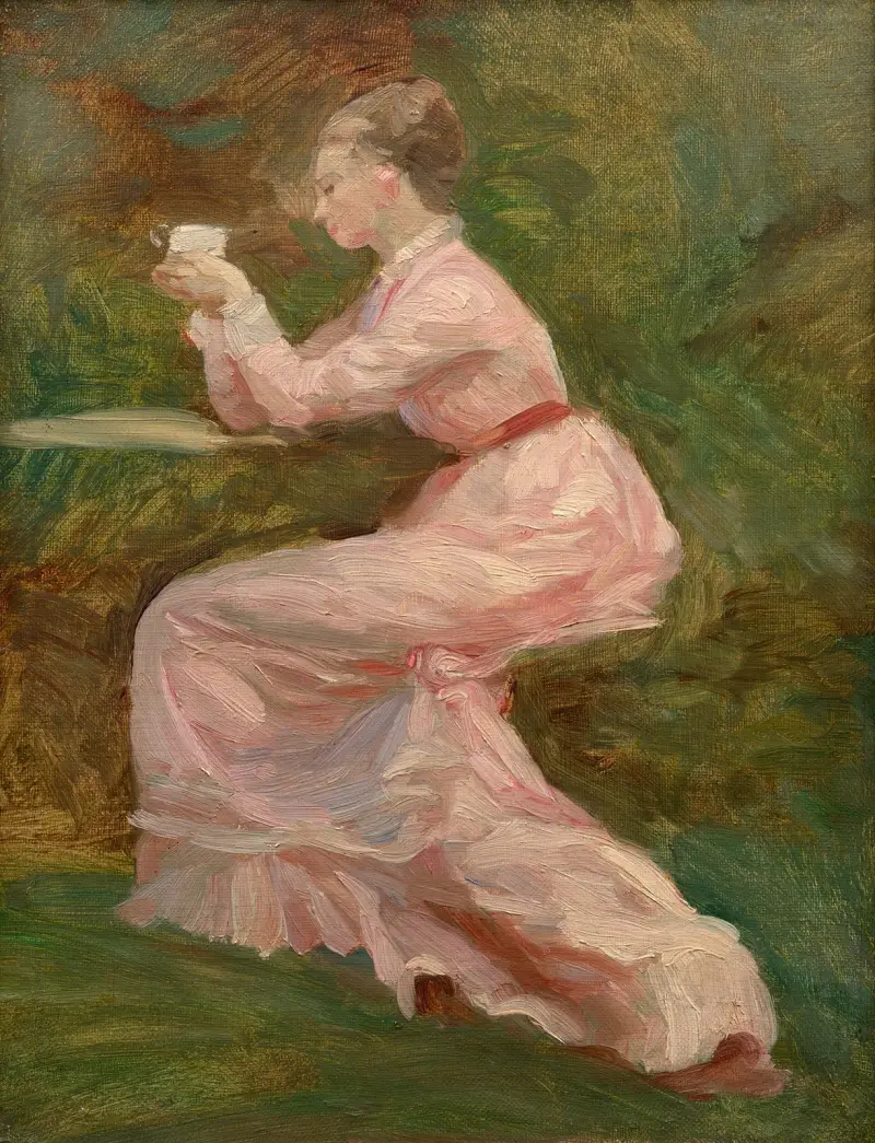 Studie für ’La vue de Divonne’ von Marie Bracquemond