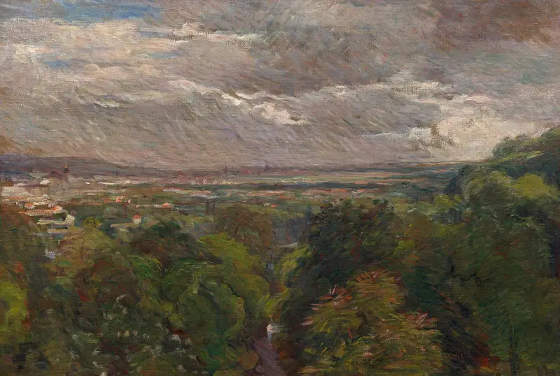 View of Paris av Marie Bracquemond