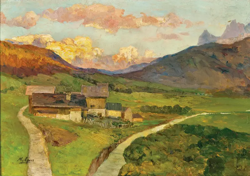 Večer v Sextenthalu (Kreuzbergsattl), Marie Egner