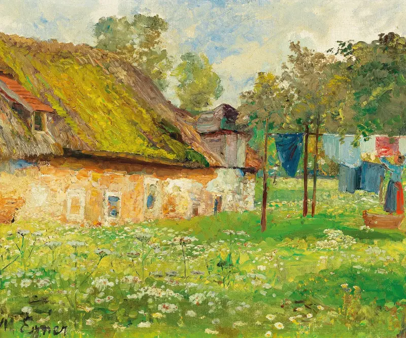 Pranie schnące, Marie Egner