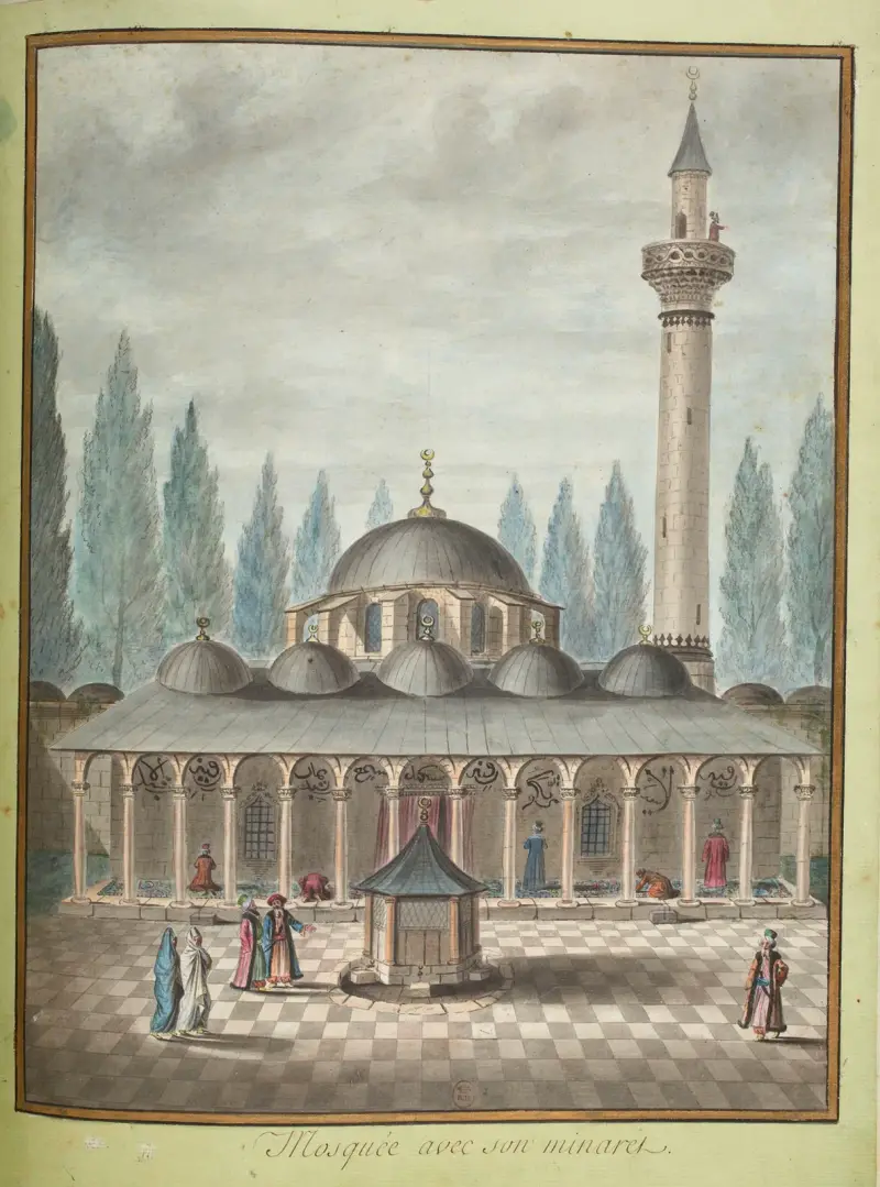 Mosquée avec son minaret av François-Marie Rosset