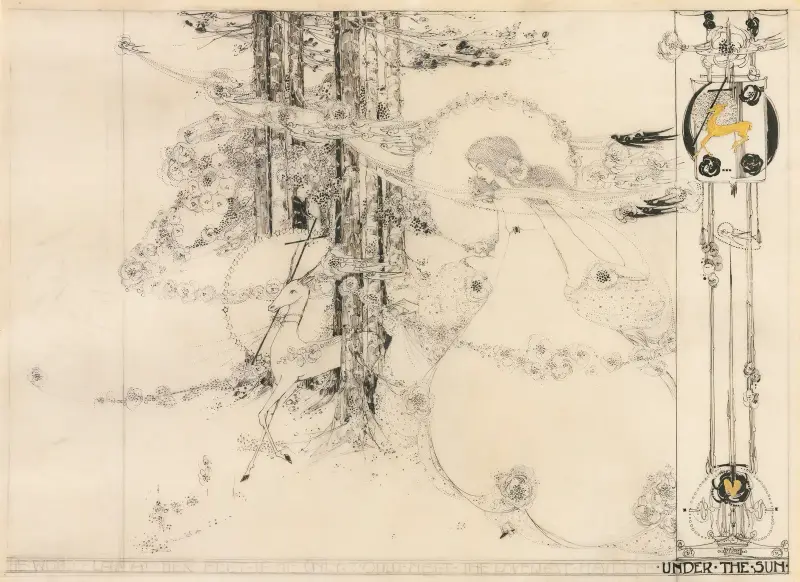 Das kleine Dienstmädchen und der weiße Hirsch von Jessie Marion King