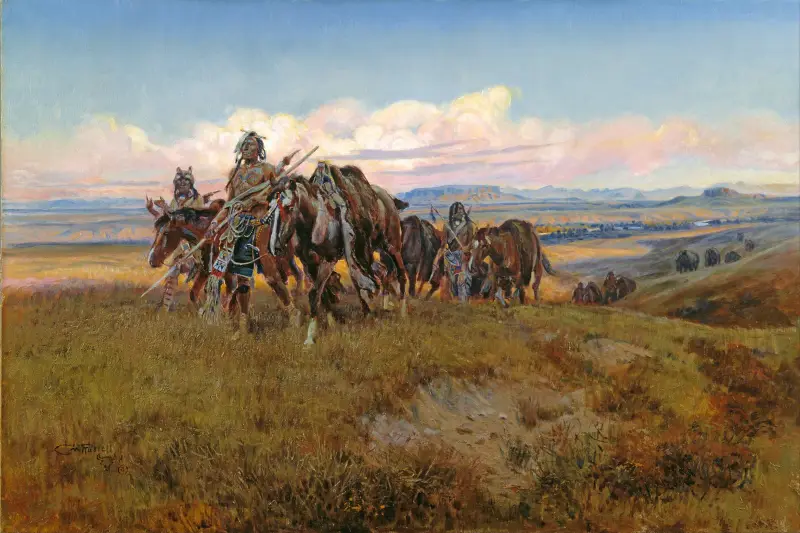 In the Enemy’s Country av Charles Marion Russell