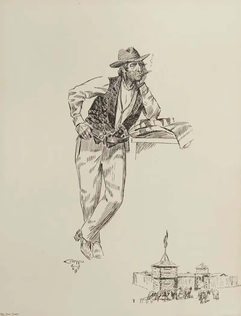 The Post Trader av Charles Marion Russell
