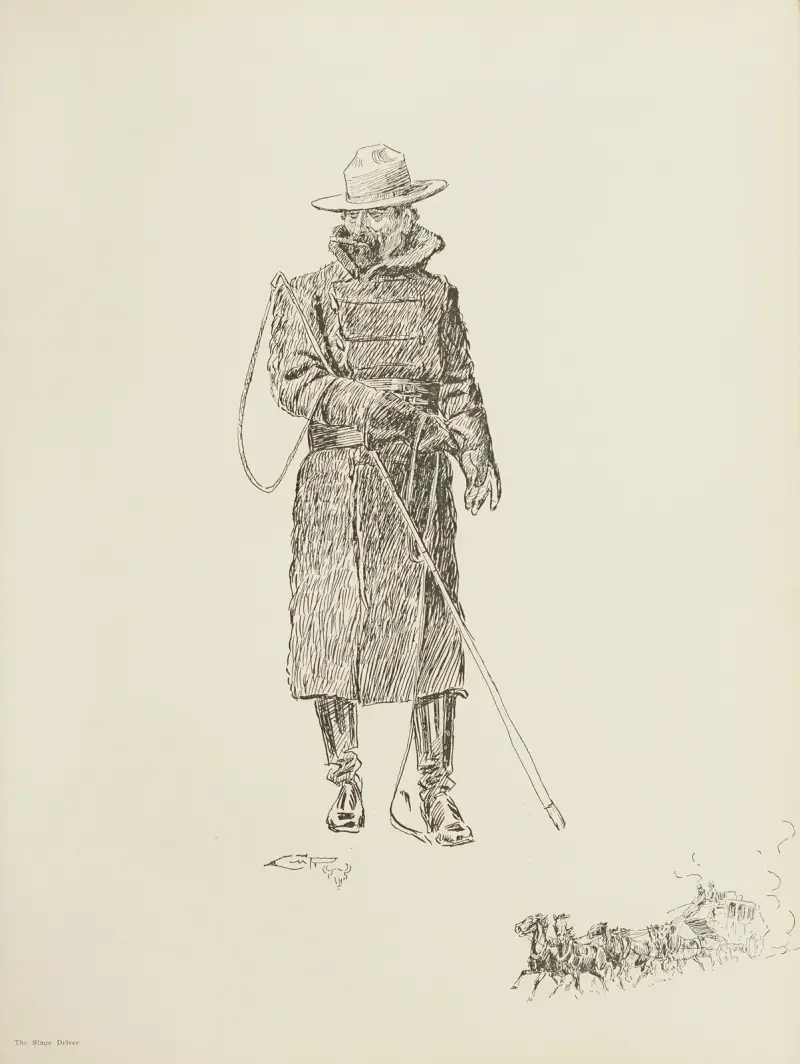 The Stage Driver av Charles Marion Russell