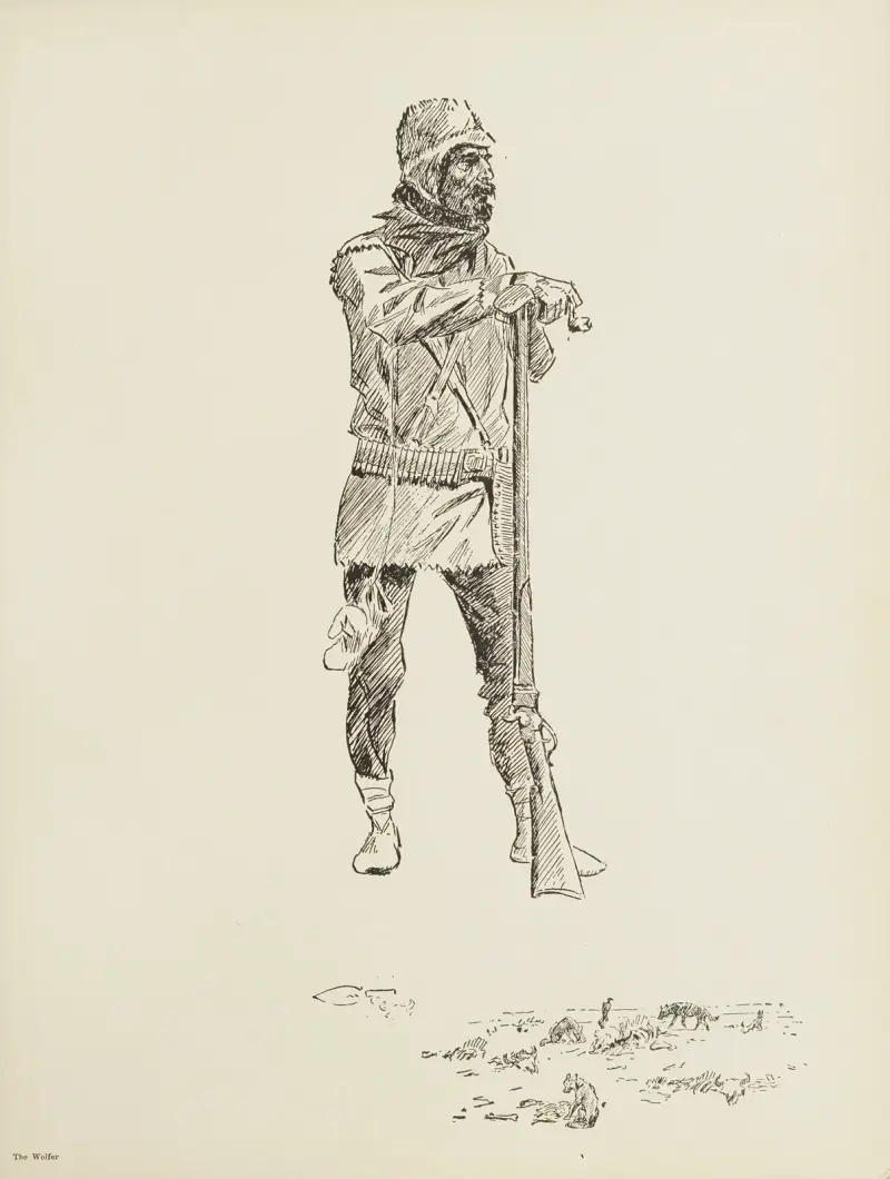 The Wolfer av Charles Marion Russell