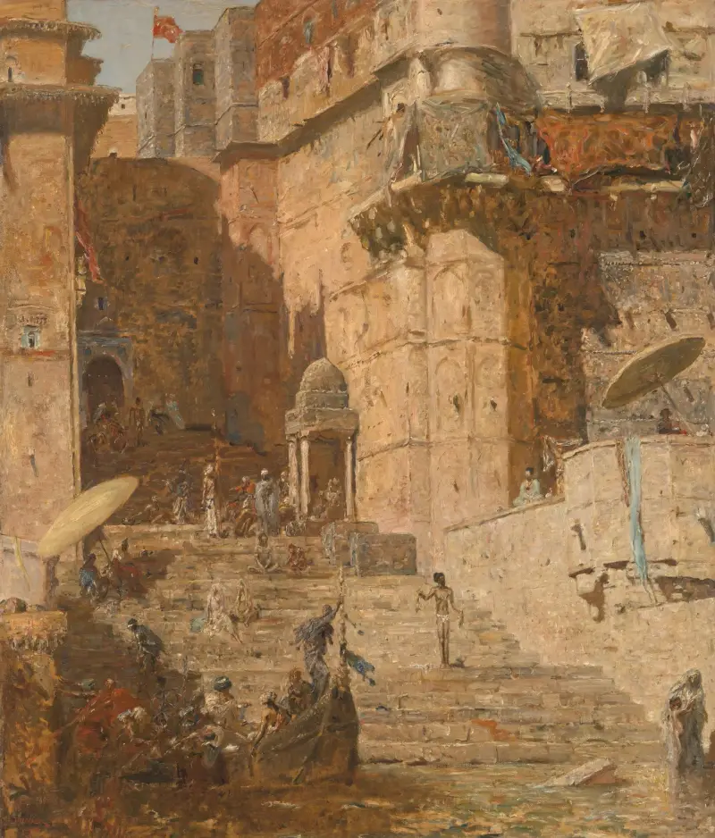 Benares, 1913, Marius Bauer
