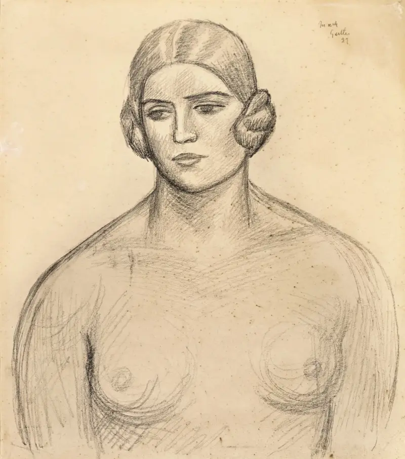 Bildnis einer Frau von Mark Gertler
