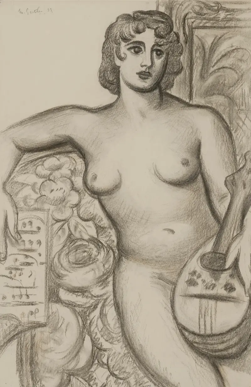 Siedząca naga, Mark Gertler