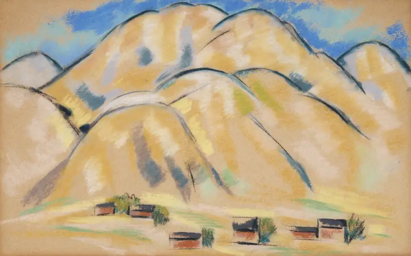 New Mexico Hills av Marsden Hartley