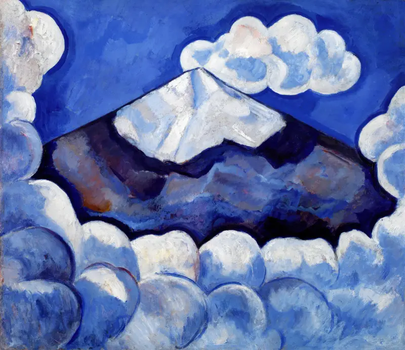Popocatépetl, lebhafter Morgen – Mexiko von Marsden Hartley