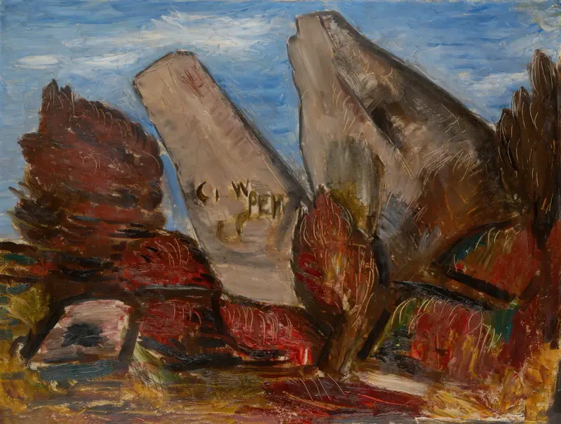Valens käke, Dogtown Common, Cape Ann, Massachusetts av Marsden Hartley