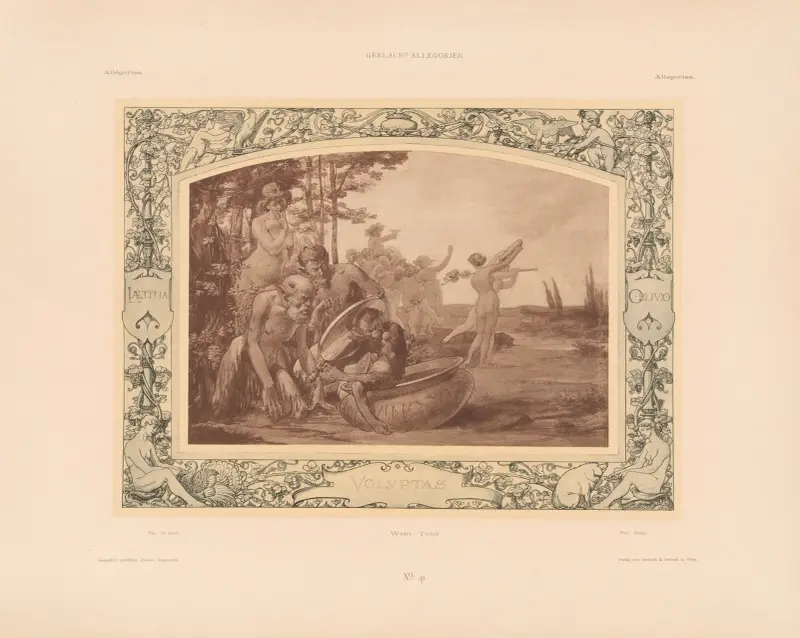 Allegorien, neue Folge, Tafel 42 von Martin Gerlach