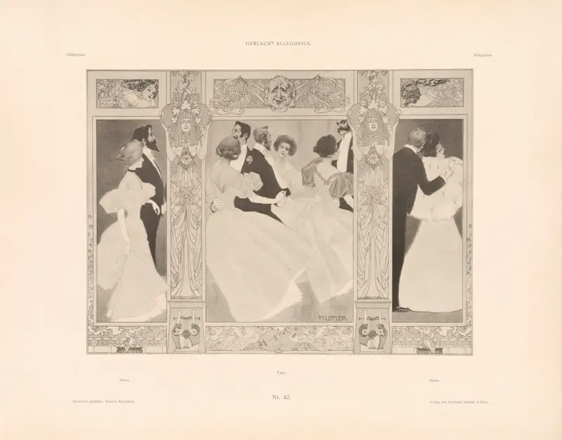 Allegorien, neue Folge, Tafel 43 von Martin Gerlach