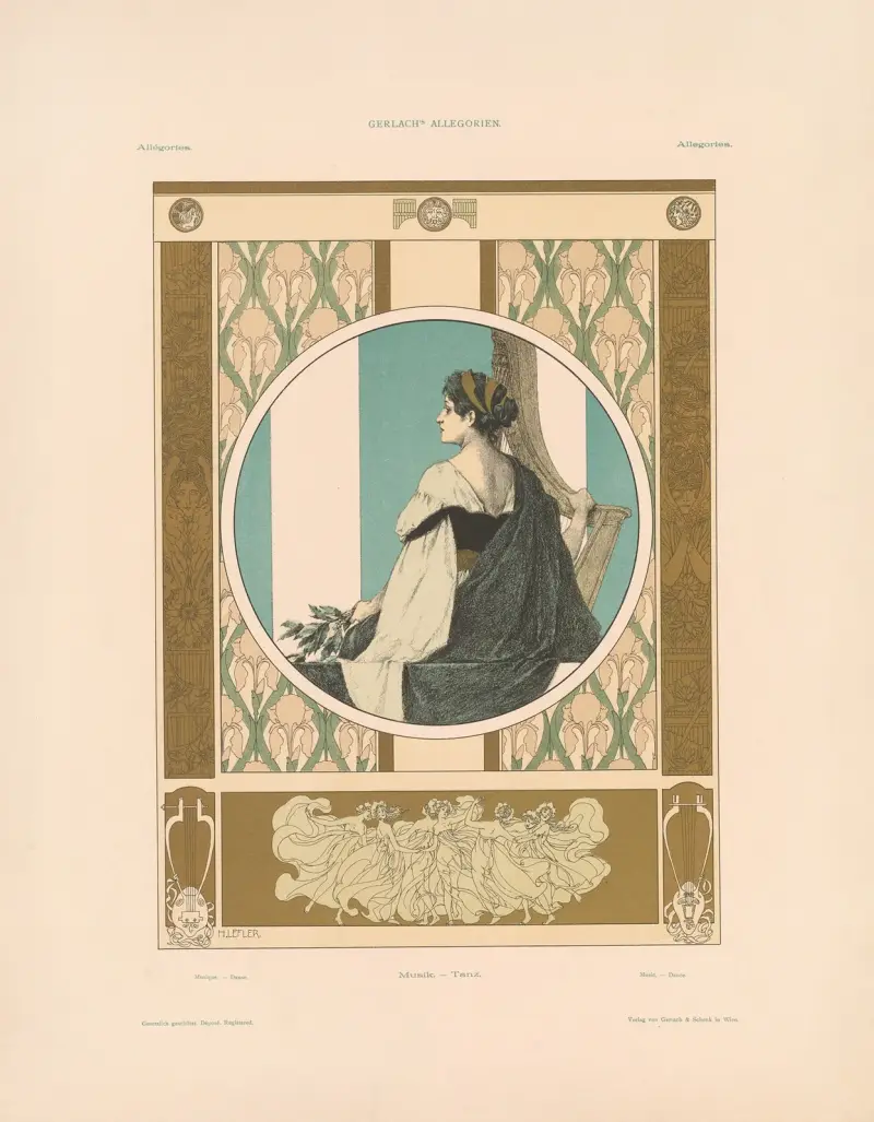 Allegorien, neue Folge Pl. 46 von Martin Gerlach