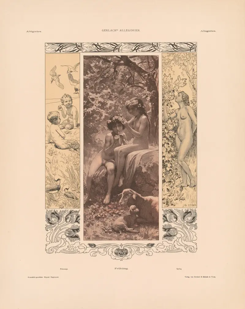Allegorien, neue Folge Pl.057 av Martin Gerlach