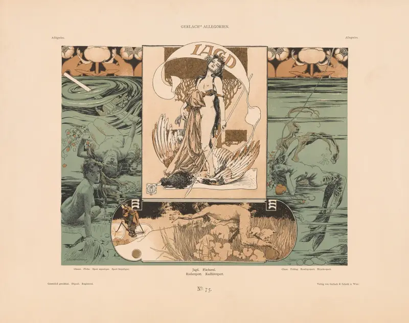 Allegorien, neue Folge, Tafel 76 von Martin Gerlach