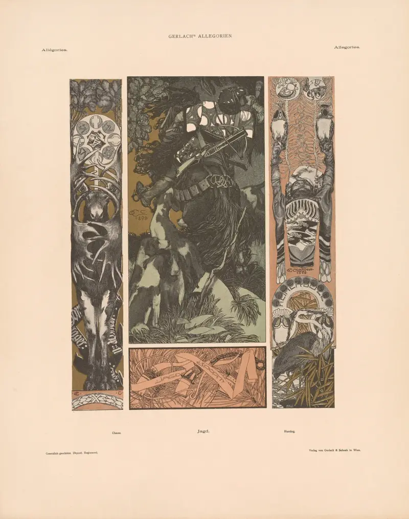 Allegorier, ny följd, plansch 79 av Martin Gerlach
