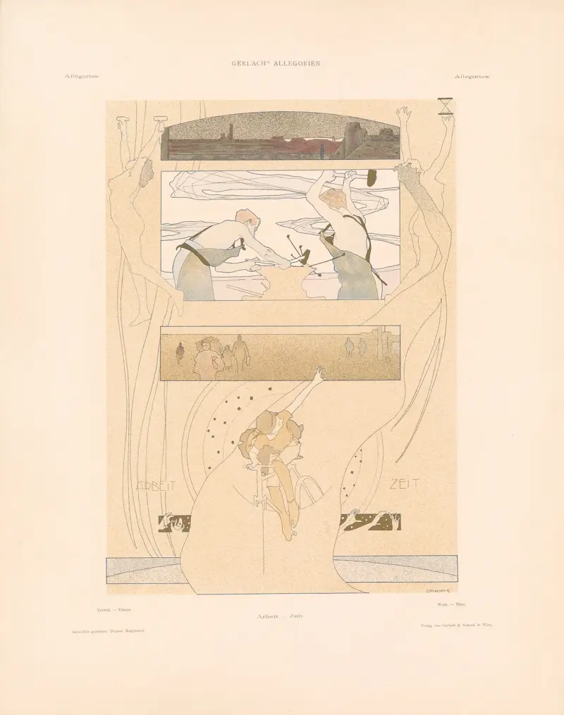 Allegorier, ny följd, plansch 80 av Martin Gerlach