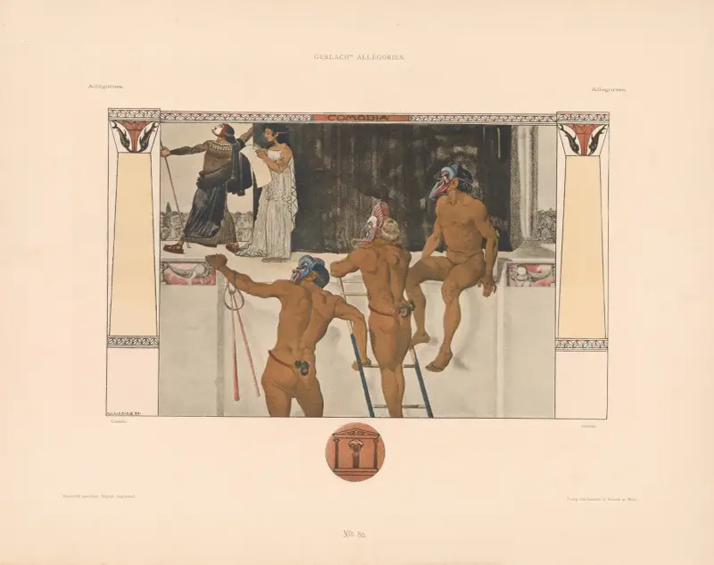 Allegorien, neue Folge, Tafel 81 von Martin Gerlach