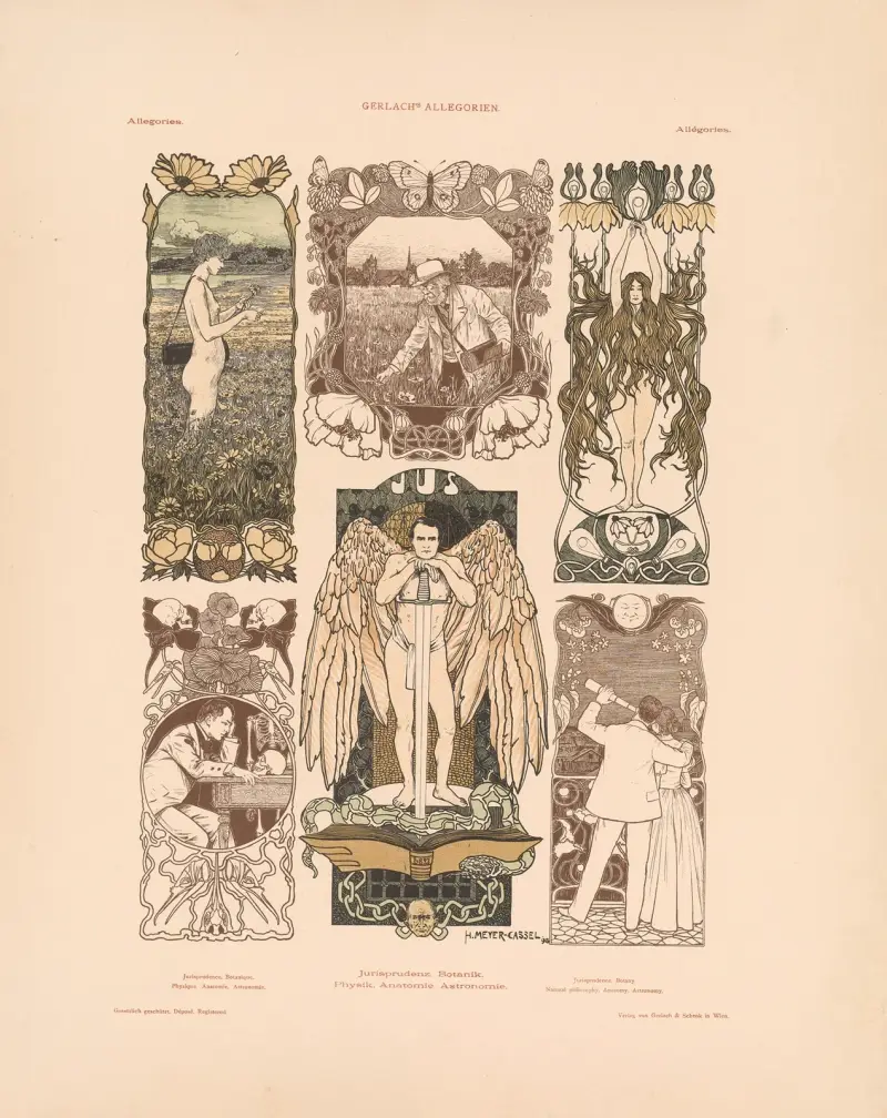 Allegorien, neue Folge Pl.093 av Martin Gerlach