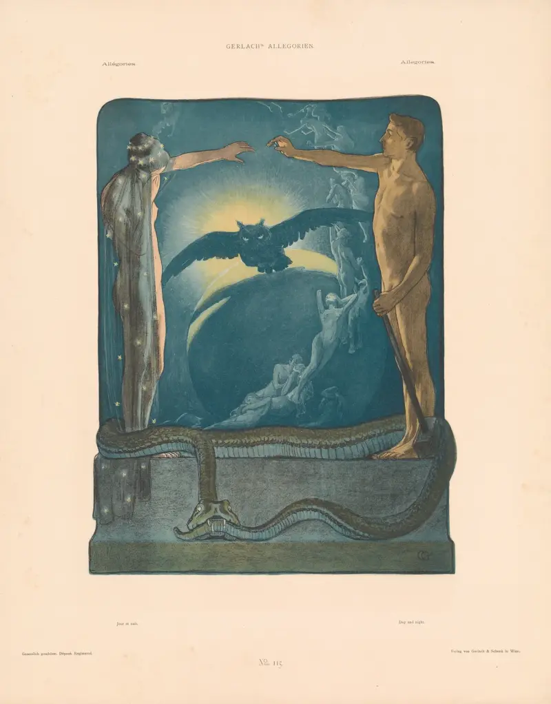 Allegorien, neue Folge Pl. 116 von Martin Gerlach