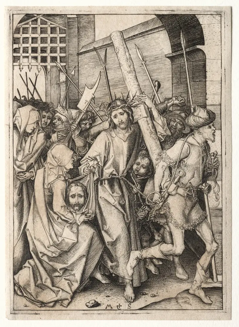 Kristus bär korset av Martin Schongauer