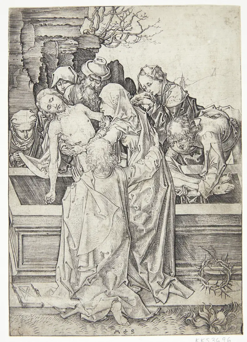 Gravlæggelsen av Martin Schongauer