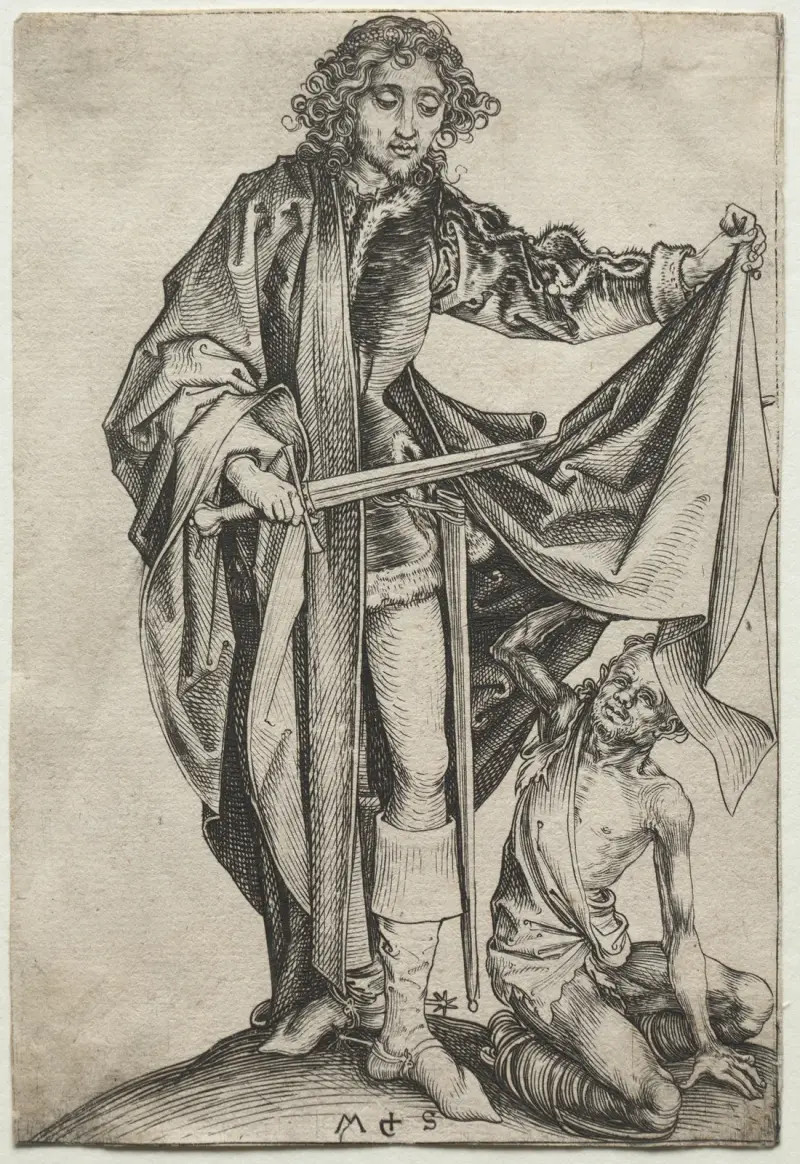 Der heilige Martin von Martin Schongauer
