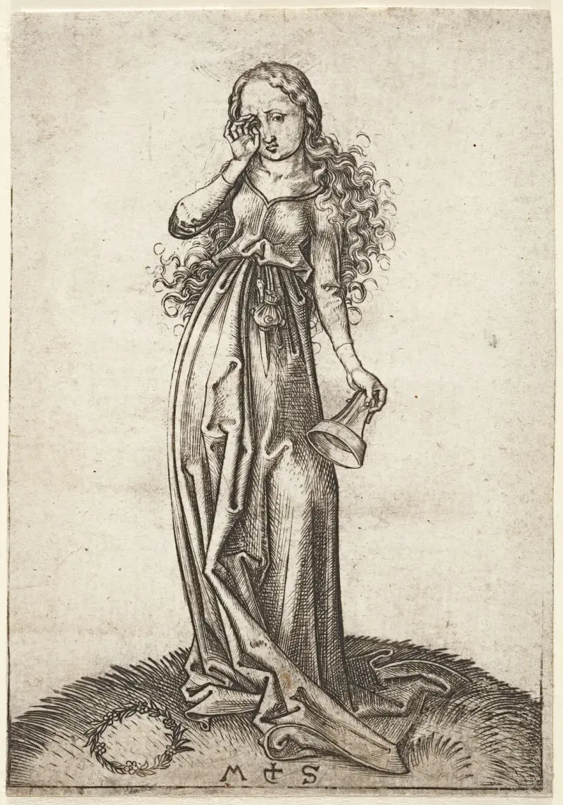 Die dritte törichte Jungfrau von Martin Schongauer