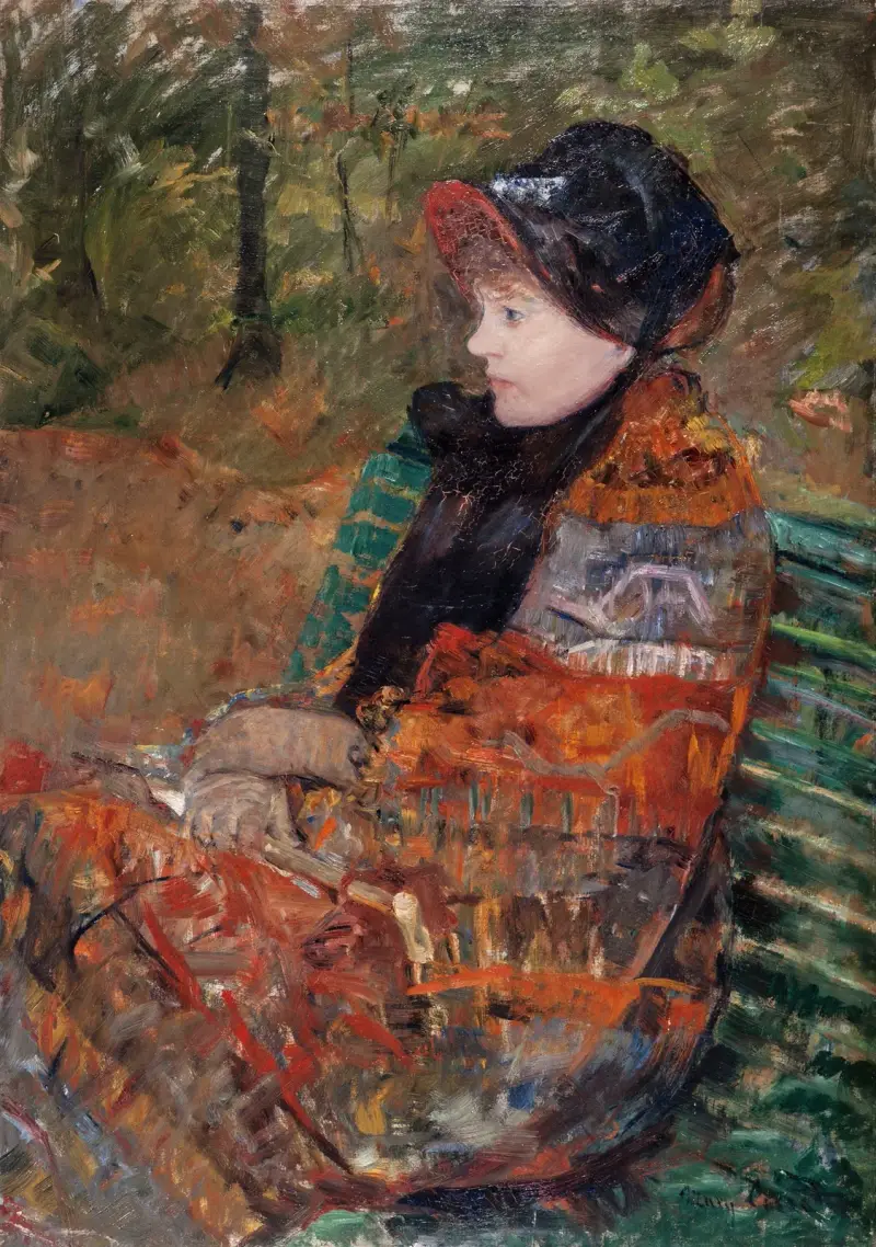 Automne, portrait de Lydia Cassatt av Mary Cassatt