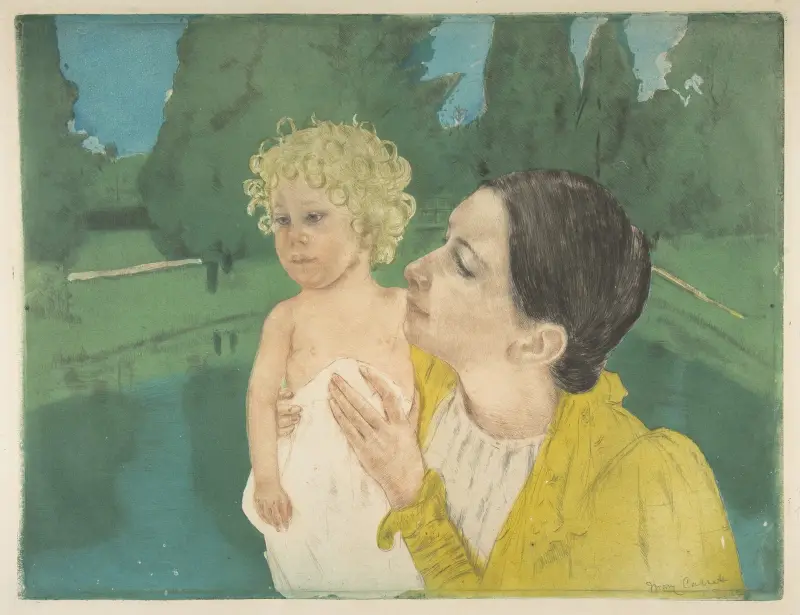 U dně rybníka, Mary Cassatt
