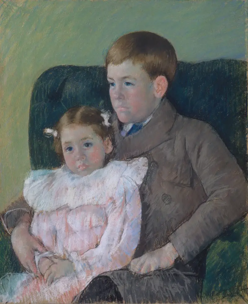 Gardner and Ellen Mary Cassatt av Mary Cassatt