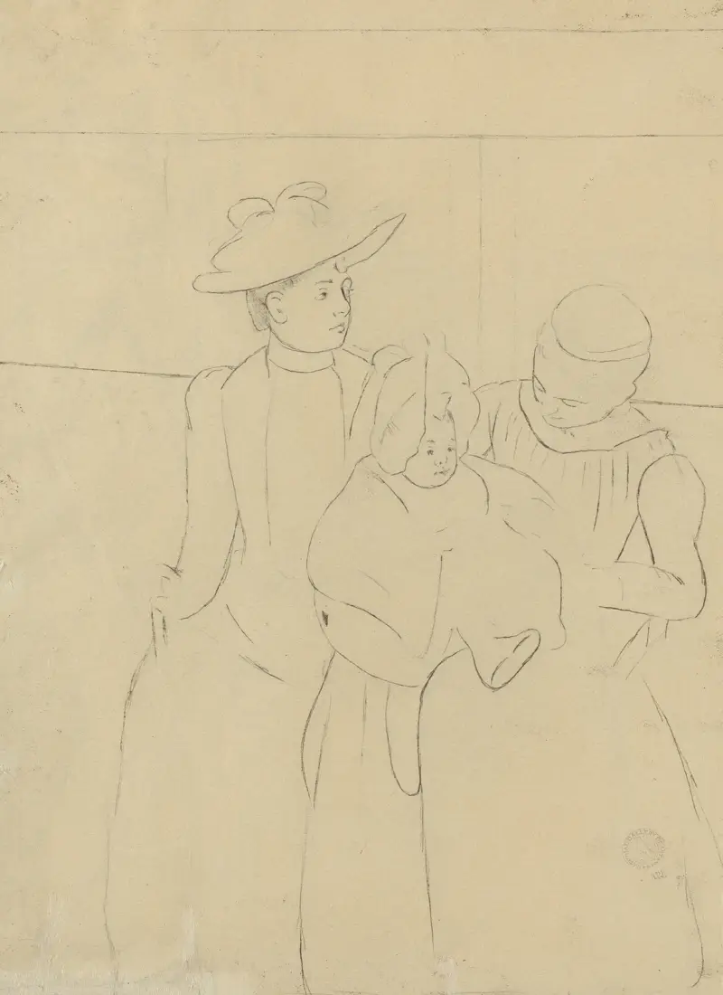 In the Omnibus (verso), 1891 – nr 2 av Mary Cassatt