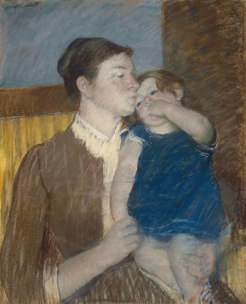 Mors godnattkyss av Mary Cassatt