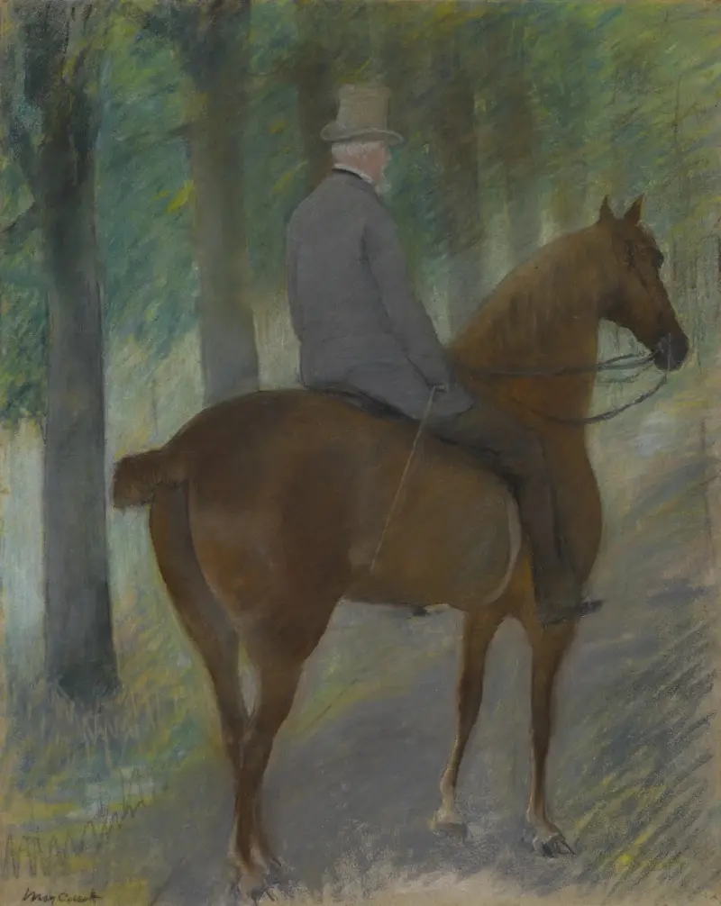 Herr Robert S. Cassatt till häst av Mary Cassatt
