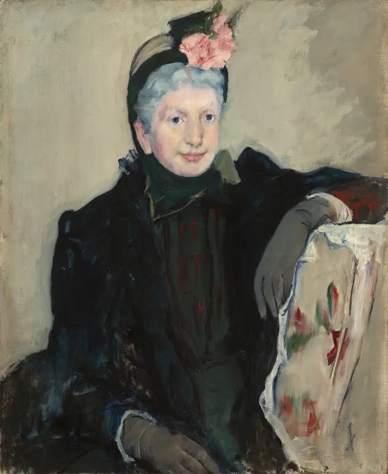Porträtt av en äldre dam av Mary Cassatt