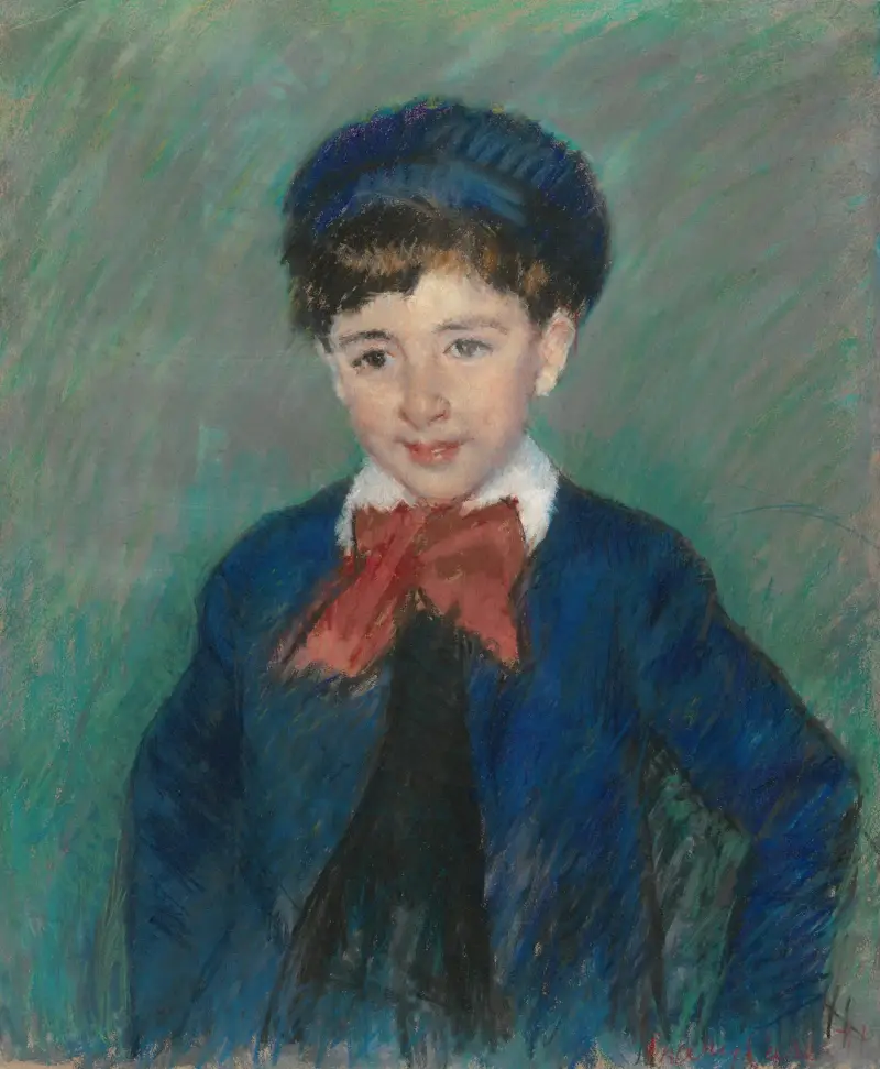 Porträtt av Charles Dikran Kelekian, åtta år av Mary Cassatt
