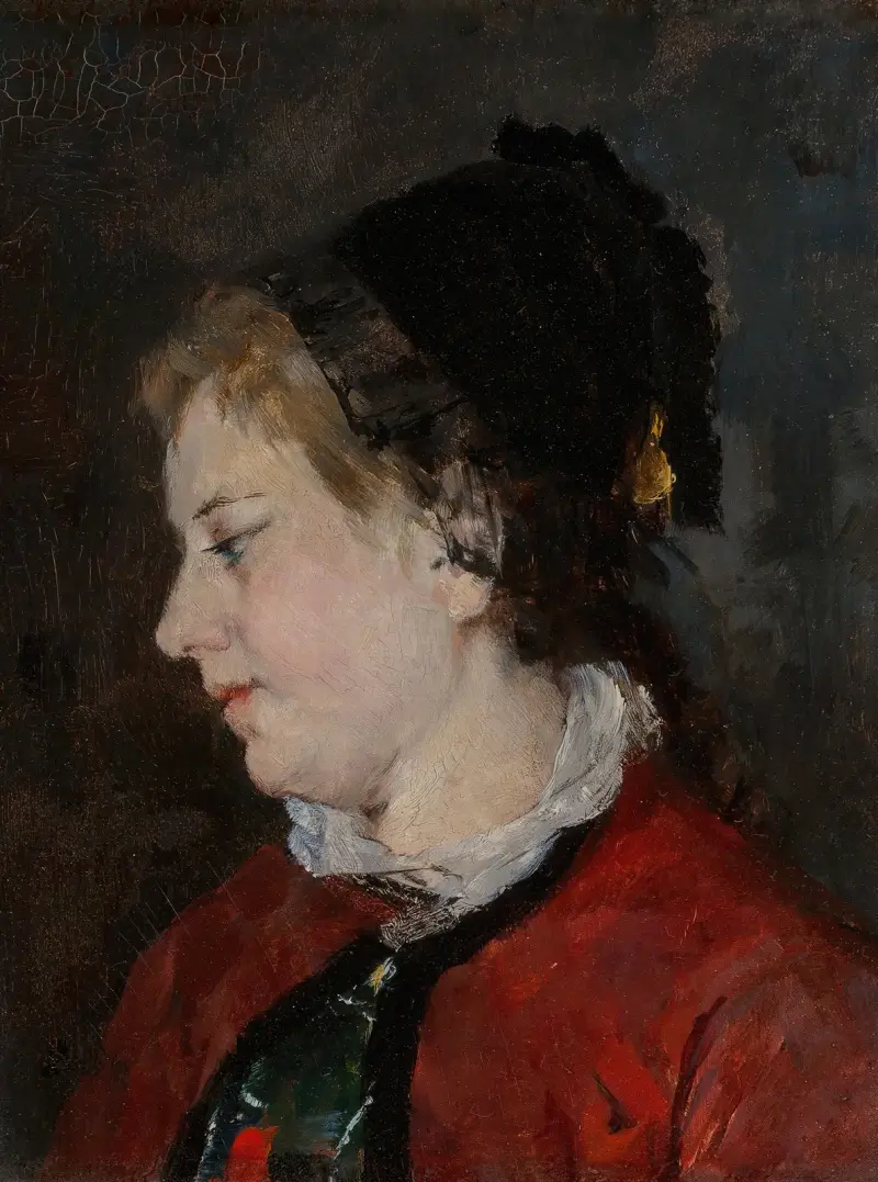 Porträtt av Madame Sisley av Mary Cassatt