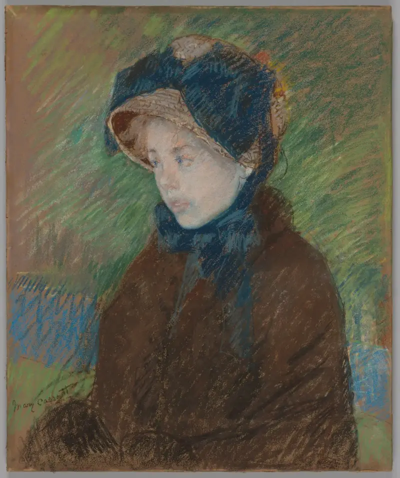 Susan i halmhatt av Mary Cassatt