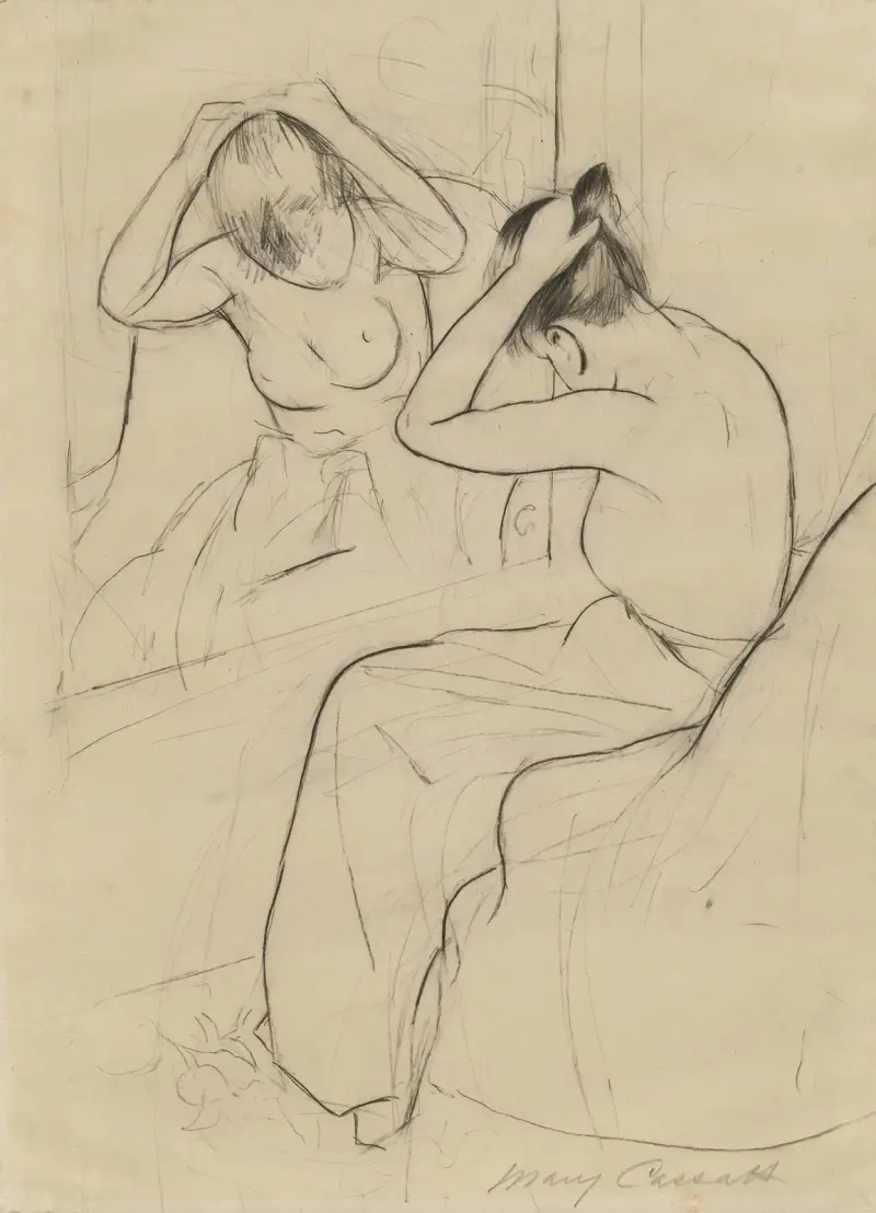 The Coiffure, 1891 – nr 2 av Mary Cassatt