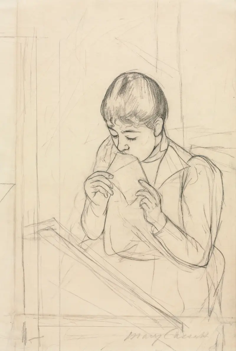 Brevet, 1890 – nr 2 av Mary Cassatt