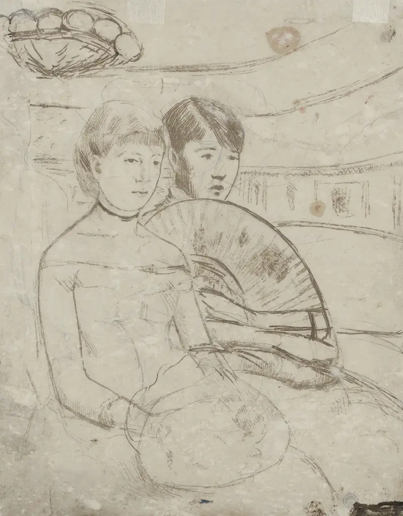 The Loge (verso), 1882 – nr 2 av Mary Cassatt