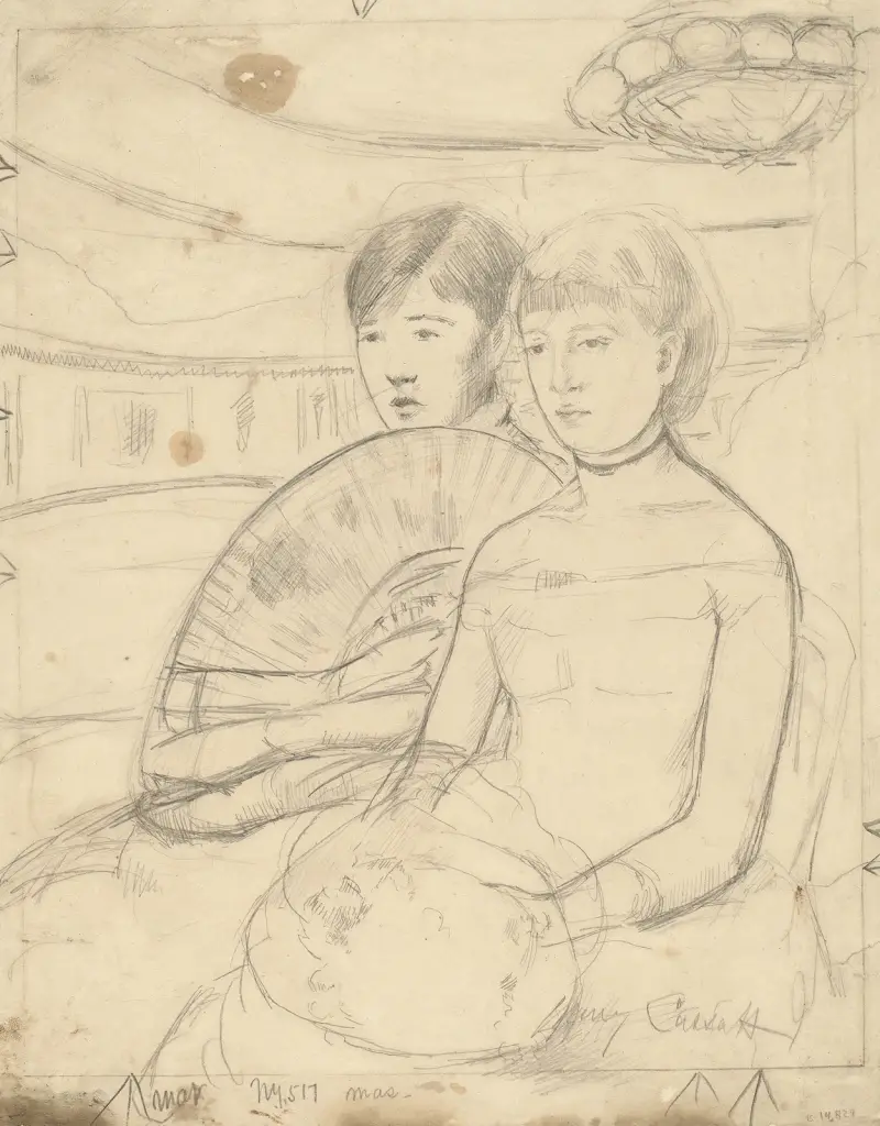 The Loge (recto), 1882 – nr 1 av Mary Cassatt