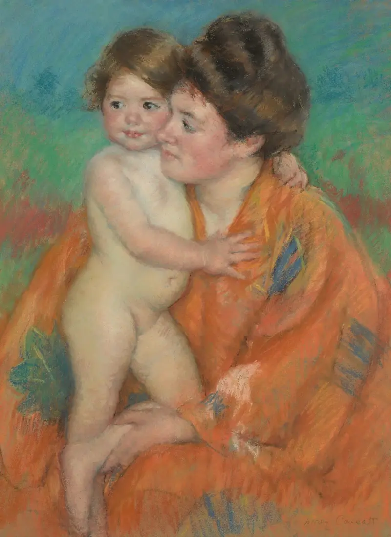 Woman With Baby av Mary Cassatt