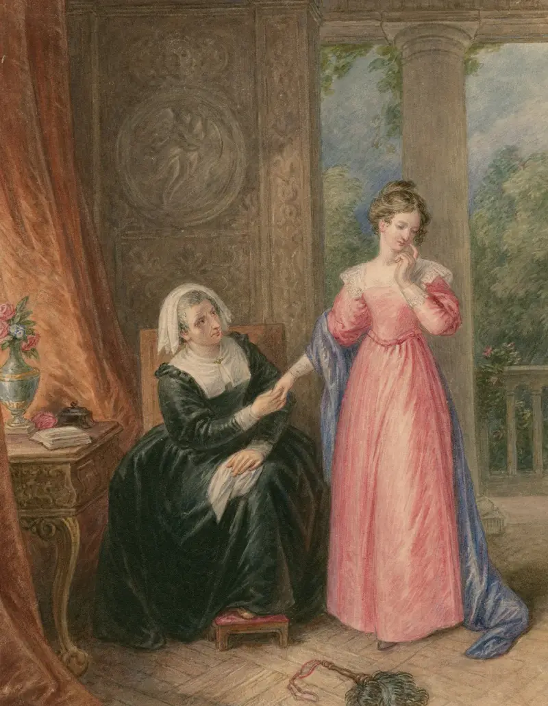 Scéna z Vše dobře, konec dobrý, Nr. 1, John Massey Wright