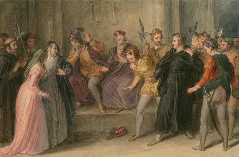 Illustrations to Shakespeare Pl.022 av John Massey Wright