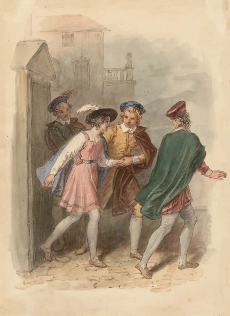Illustrations to Shakespeare Pl.052 av John Massey Wright
