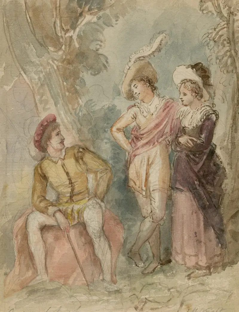 Ilustrace k Shakespearovi, pl. 059, John Massey Wright